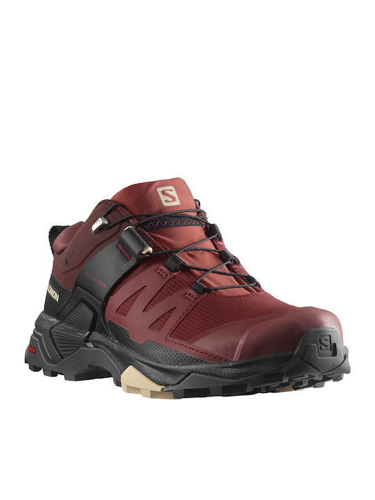 Salomon X Ultra 4 GTX Women's Hiking Madder Brown / Black / Bleached Sand