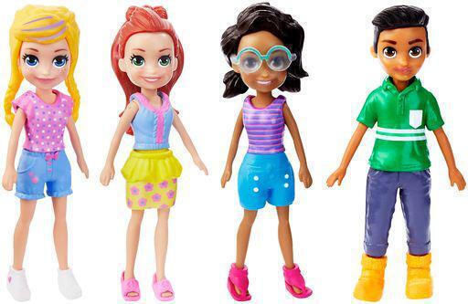 Mattel Кукла Impulse Polly Pocket Лилави Къси Панталони И Светлосиньо Яке За 4+ Години 3 См