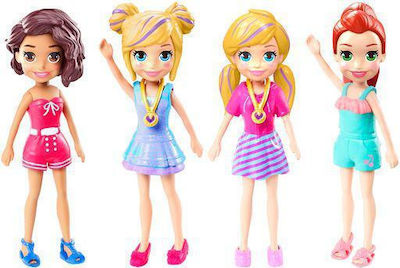 Mattel Παιχνίδι Μινιατούρα Polly Pocket Shani with Fuchsia Pants για 4+ Ετών