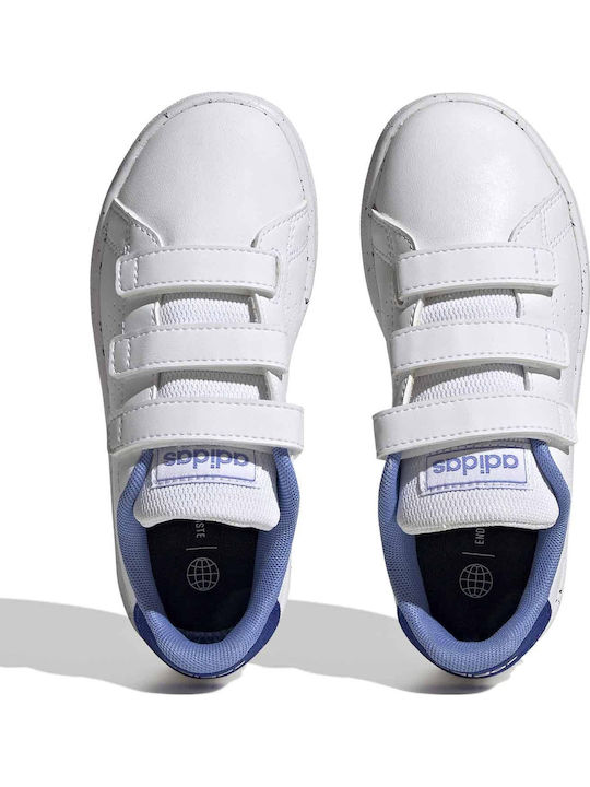 Advantage Cf C Kids Sneakers with Hook & Loop Closure White