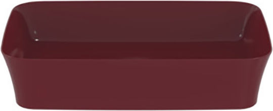 Ideal Standard Ipalyss Countertop Sink Porcelain 55x38x12.5cm Pomegranate