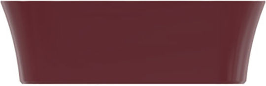 Ideal Standard Ipalyss Countertop Sink Porcelain 55x38x12.5cm Pomegranate