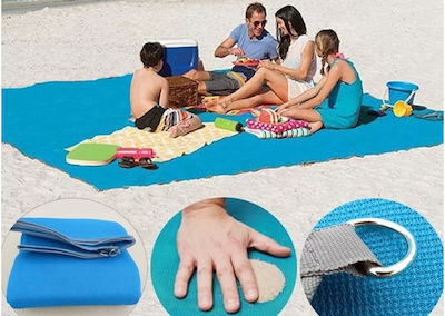 Smart Beach Fish That Doesn't Hold Sand - Sand Free Mat 200x180 Blue