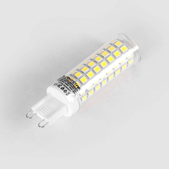 GloboStar LED крушка 6W 80mm за фасунга G9 Хладно бяло 876лм