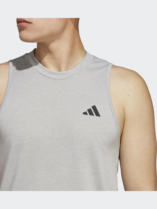 Train Essentials Feelready Aeroready Αθλητική Μπλούζα Κοντομάνικη Medium Grey Heather