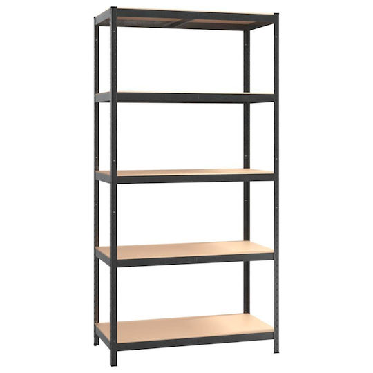 vidaXL Dexions 90x45x180cm With 5 Shelves Total Load Capacity 1325kg 5 Pieces