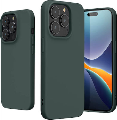 KWmobile Silicone Back Cover Green (iPhone 14 Pro)