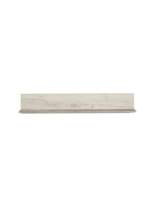 Shelf Wall Umbria ZP White Oak / Grey 138x19.5x24cm