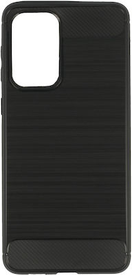 Forcell Carbon Back Cover Σιλικόνης Μαύρο (Galaxy A23)