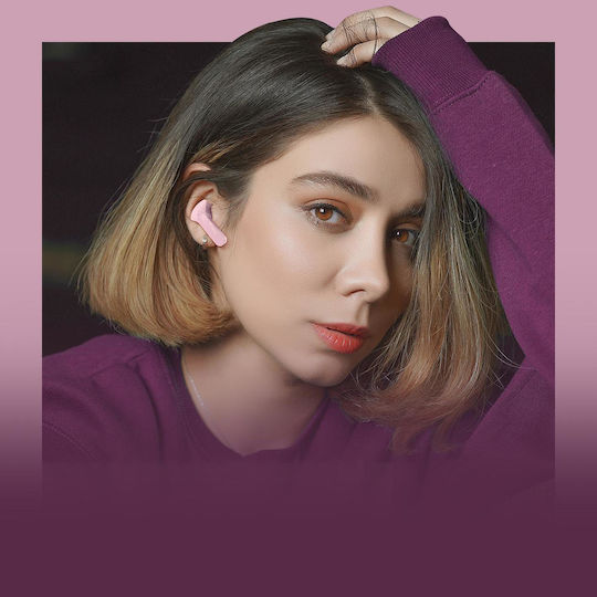 Acefast T6 In-ear Bluetooth Handsfree Căști cu Rezistență la Transpirație și Carcasă de Încărcare Pink Lotus