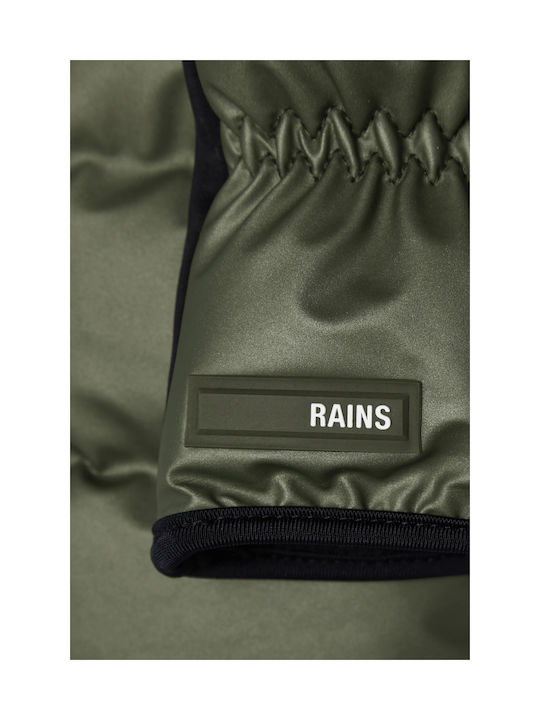 Rains Trekker Mittens Men's Ski & Snowboard Gloves Green
