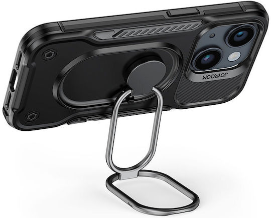 Joyroom Dual Hinge Armored Back Cover Πλαστικό / Σιλικόνης 1.5mm Μαύρο (iPhone 14 Plus)
