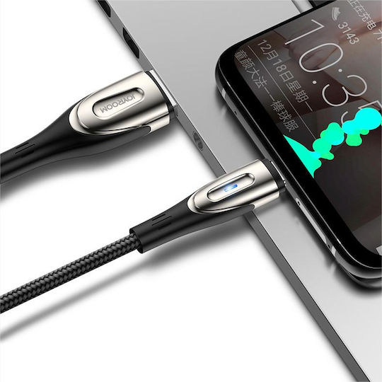 Joyroom S-M411 Braided USB-A to Lightning Cable Silver 3m 039200