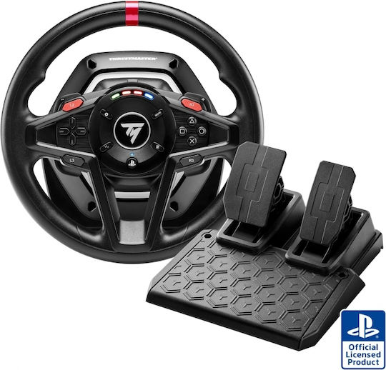 Thrustmaster T128 Steering Wheel with Pedals for PC / PS4 / PS5 with 900° Rotation