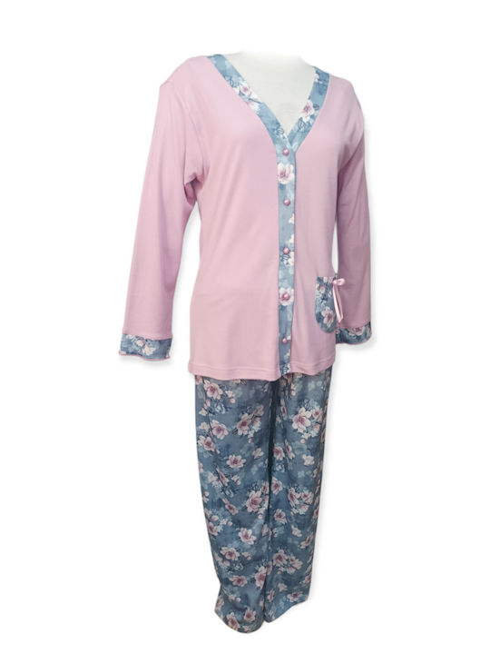 Women's Pajamas Clio Lingerie Buttoned Floral