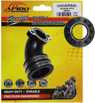 Apido Motorcycle 28mm Carburetor Throat with Adjustable Sleeve 32699032