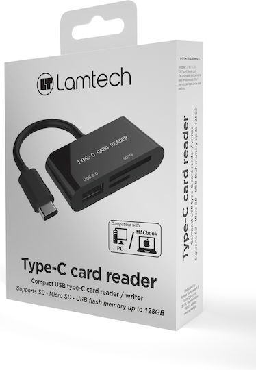 Lamtech Card Reader Type-C για SD/microSD