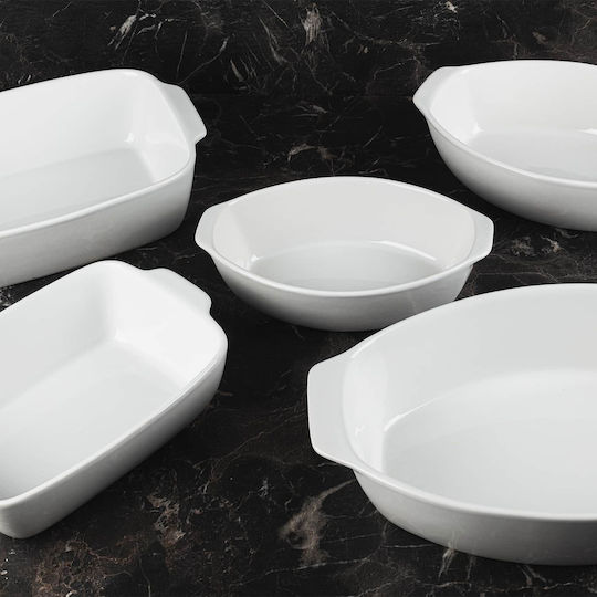 MasterPro Foodies Правоъгълена Огнеупорно Съд Керамика 32x21x7.5см 1бр