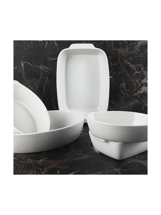 MasterPro Foodies Ορθογώνιο Πυρίμαχο Σκεύος Κεραμικό 32x21x7.5cm
