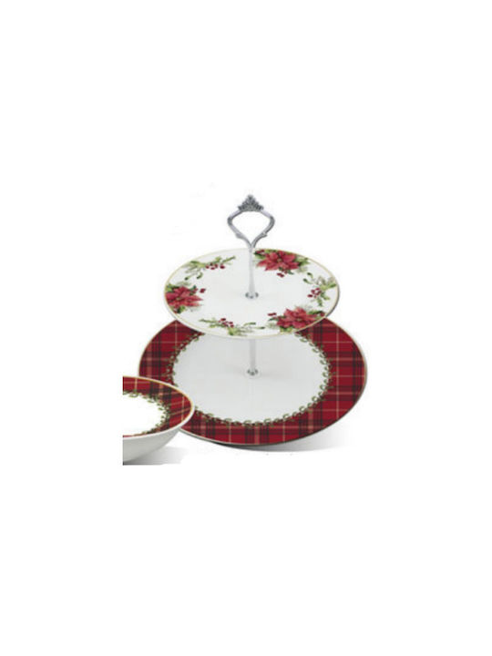Iliadis Poinsettia Dessert Tower Stand with Flowers & Branches Iliadis Poinsettia Dessert Tower Stand with Flowers & Branches