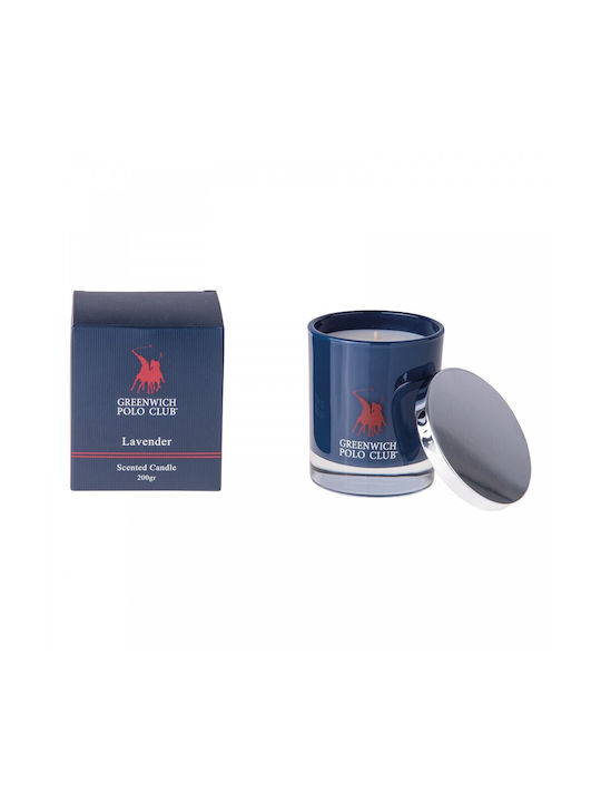 Greenwich Polo Club Aromatisches Kerze Essential Fragrances Collection in Gefäß mit Parfüm LAVENDER 200gr