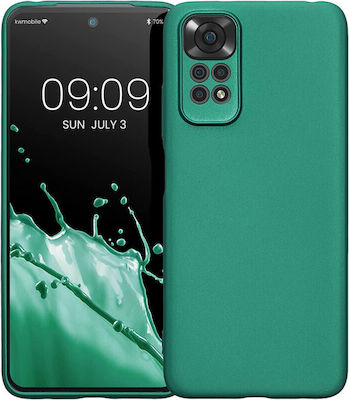 KWmobile Dark Metallic Silicone Back Cover Green (Redmi Note 11 / 11S 4G)