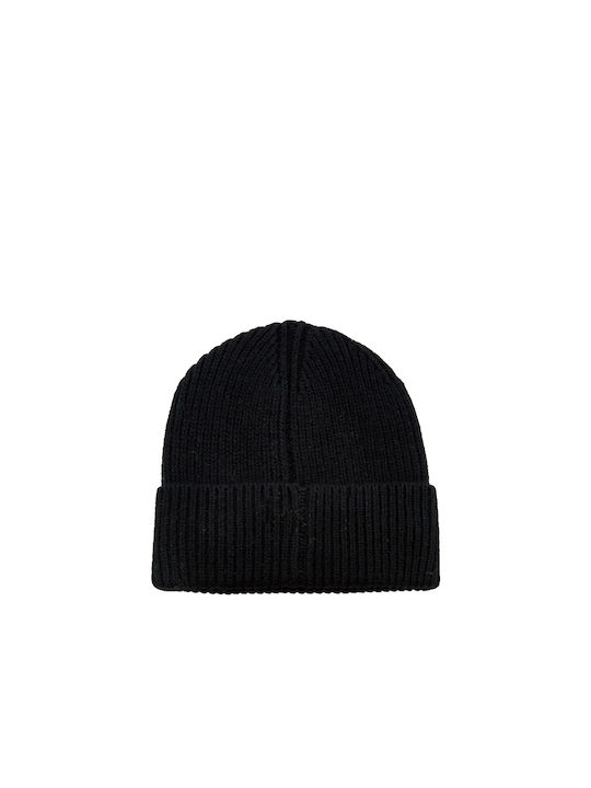 Only Beanie Γυναικείος Σκούφος με Rib Πλέξη σε Μαύρο χρώμα