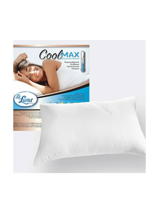 La Luna Coolmax Pillow Protector Set Waterproof White 50x70cm.