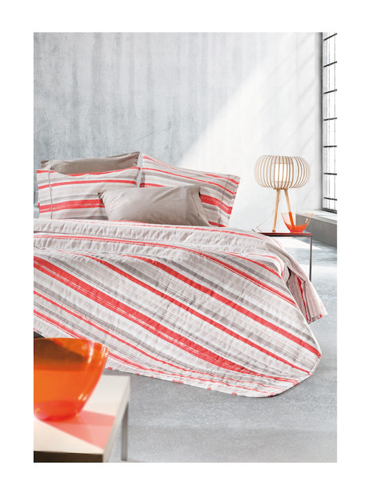 Guy Laroche Optic Покривало Кингсайз Памук Корал 230x250см