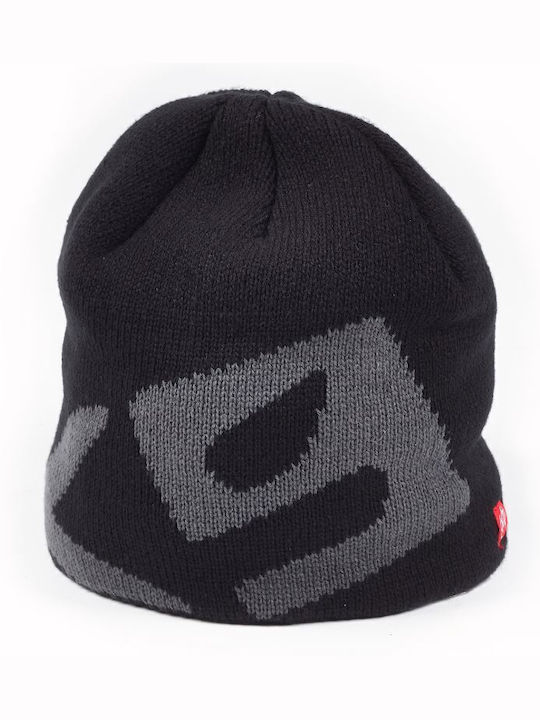 K9 evolution knitted fleece beanie in black color