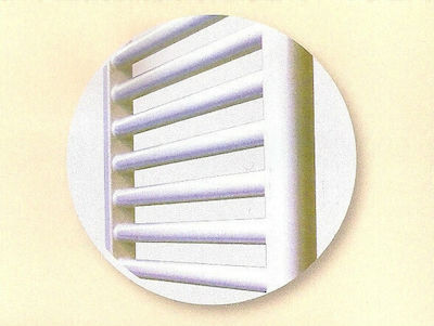 Splendid Round Ίσια Towel Rail Bathroom 1400x400 White