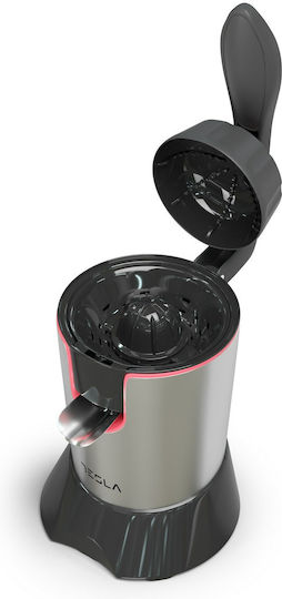 Tesla Electric Juicer 300W with 650ml Capacity Inox Black
