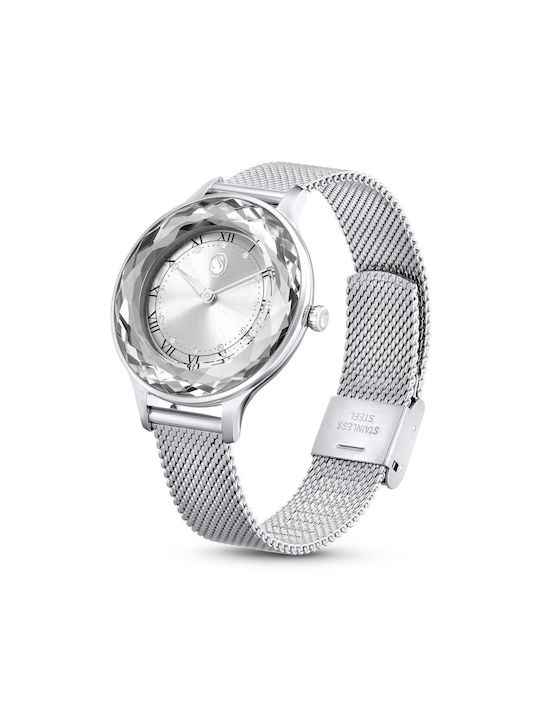 Swarovski Watch with Silver Metal Bracelet