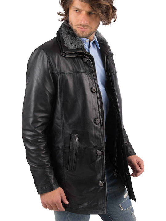 5060 Leather Jacket Black