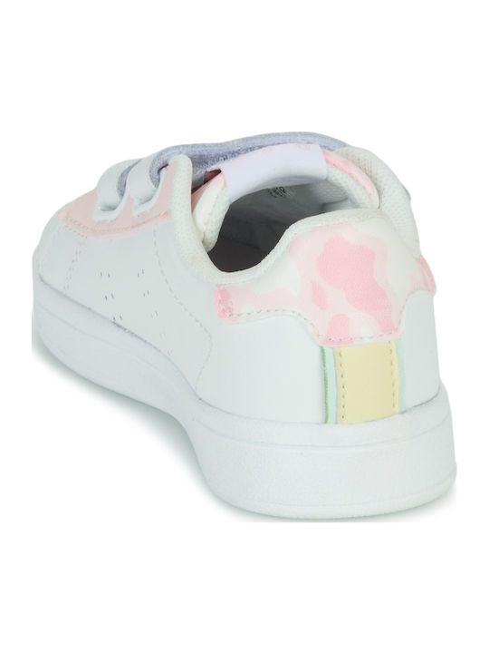 Player Παιδικά Sneakers με Σκρατς Λευκά