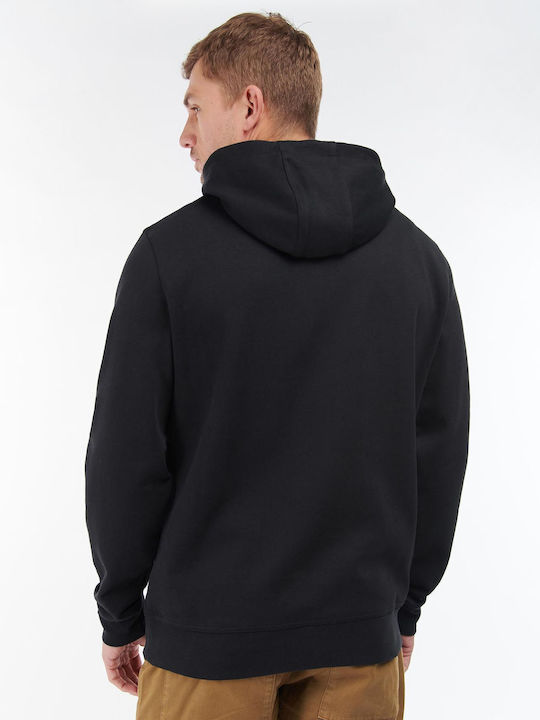 Barbour Men's Sweatshirt with Hood Black