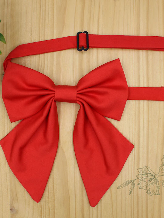 JFashion Handgefertigtes Stoff-Papillon Rot