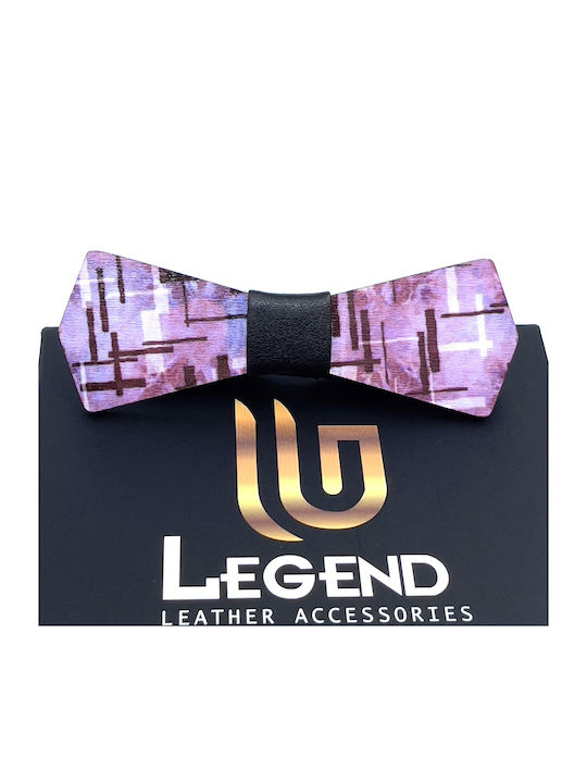 Legend Accessories Papion din lemn Colorfull Violet