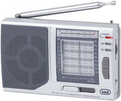 Trevi 728 MB Mini Radio Battery Silver