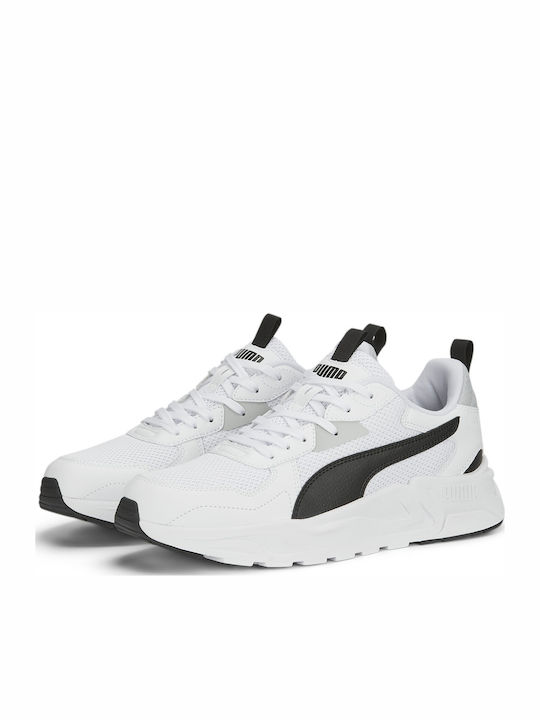 Trinity Lite Adidași Pentru Bărbați Alb / Negru / Gri Deschis Cool
