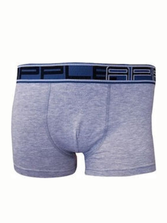 Apple Boxer Ανδρικό Μποξεράκι Grey / Blue