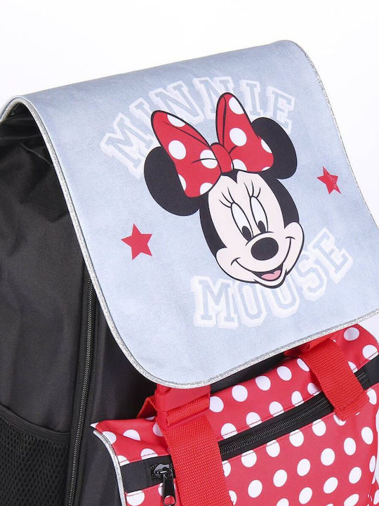 Minnie Mouse Minnie Mouse Σχολική Τσάντα Πλάτης Δημοτικού Κόκκινη