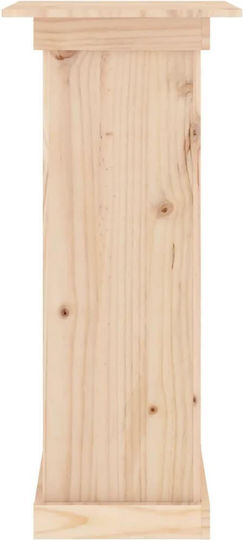 vidaXL Pflanzenständer Holz Braun 27cmx10cmx50cmcm.