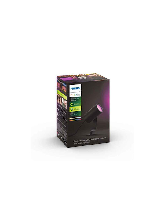 Philips Dreifach RGBW Decken- und Wandleuchte in Schwarz Farbe