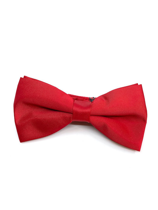 Legend Accessories Silk Bow Tie Set with Pochette Red Legend