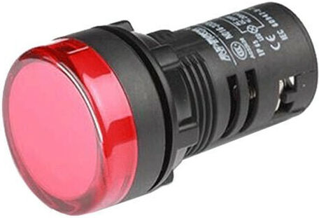 Xindali LED Anzeigelampe 12V Rot 1Stück 022-011012100