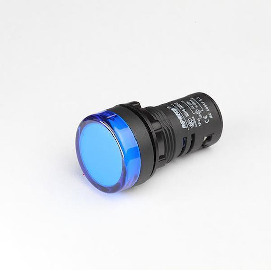 Xindali LED Ενδεικτική Λυχνία 24V Μπλε 1τμχ 022-014024100