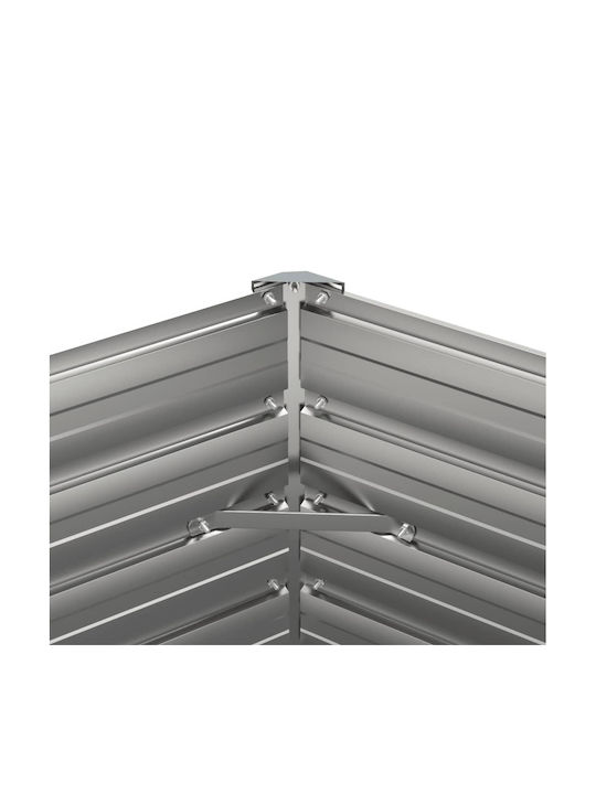 vidaXL Planter Box Metal Maro 100x100x77cm.