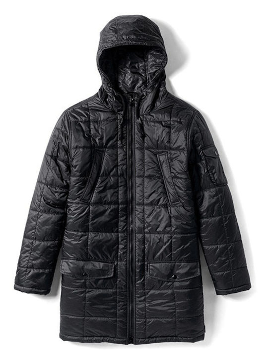 Vans Providence Mte Geacă pentru bărbați de iarnă Puffer Negru