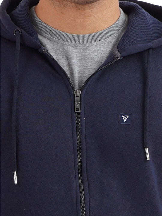 Cardigan With Hood Navy
